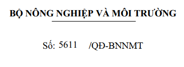 Ban hành Quy định kỹ thuật cơ sở dữ liệu lĩnh vực Lâm nghiệp và Kiểm lâm